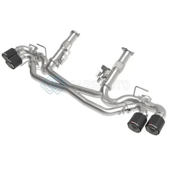 AFE 49-34124NM-C MACH FORCE-XP 304 STAINLESS STEEL CAT-BACK EXHAUST CARBON 2020 CHEVROLET CORVETTE C8