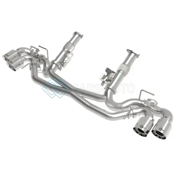 AFE 49-34124NM-P MACH FORCE-XP 304 STAINLESS STEEL CAT-BACK EXHAUST POLISHED 2020 CHEVROLET CORVETTE C8