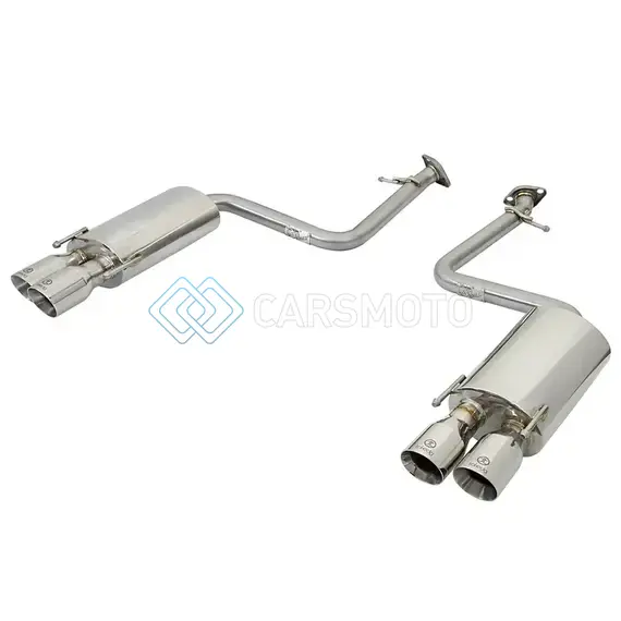 AFE 49-36037-P TAKEDA 16-17 LEXUS RC 200T 2.0L (T) 2IN. SS AXLE-BACK EXHAUST SYSTEM W/POLISHED TIPS