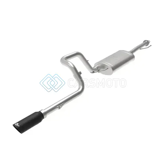AFE 49-36040-1B MACHFORCE XP 2.5IN 304-SS EXHAUST CAT-BACK W/ BLACK TIP 10-19 TOYOTA 4RUNNER V6-4.0L