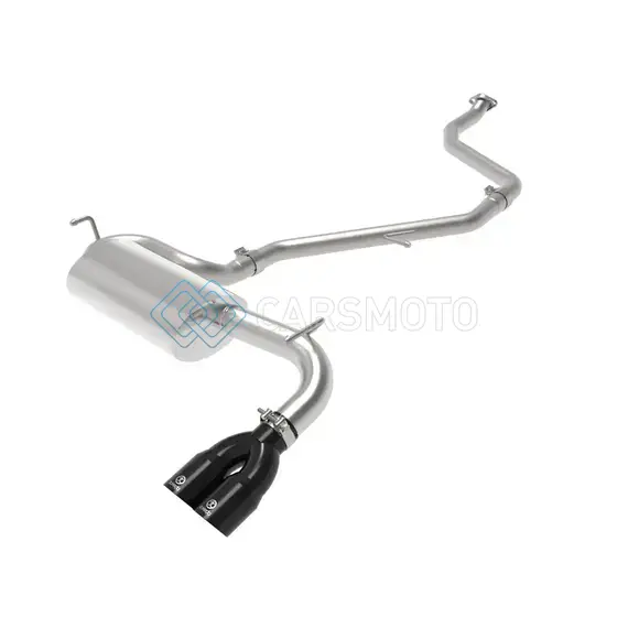 AFE 49-36047-B POWER TAKEDA 2IN TO 2-1 304 SS CAT-BACK EXHAUST W/ BLACK TIPS 11-17 LEXUS CT200H 1.8L