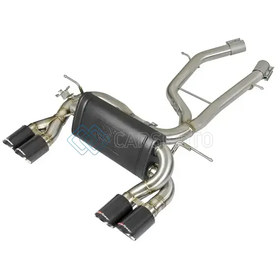 AFE 49-36338-1C MACH FORCE-XP 2-1/2IN STAINLESS STEEL AXLE BACK EXHAUST W/CF 15-19 BMW M3/M4 (F80/82/83)