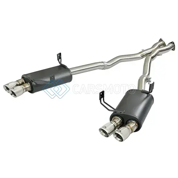 AFE 49-36339-P MACH FORCE-XP 2-1/2IN 304 SS CAT-BACK EXHAUST W/POLISHED TIPS 05-08 BMW Z4 M COUPE (E86) L6 3.2L