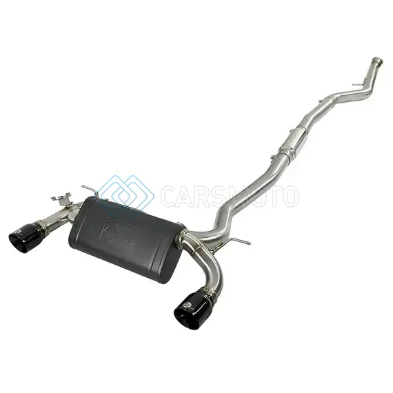 AFE 49-36340-B MACH FORCE-XP 3IN 304 SS CAT-BACK EXHAUST W/ BLACK TIPS 12-15 BMW 335I (F30) L6 3.0L (T) N55