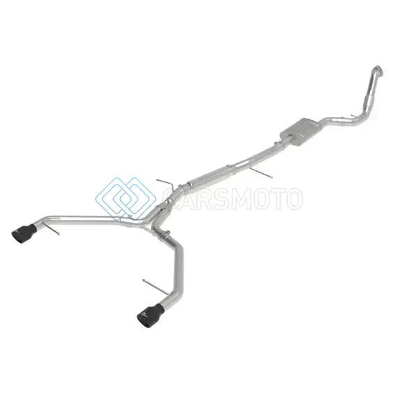 AFE 49-36420-B 17-19 AUDI A4 (B9) MACH FORCE-XP 3IN TO 2.5IN 304 SS CAT-BACK EXHAUST SYSTEM-DUAL SS TIPS