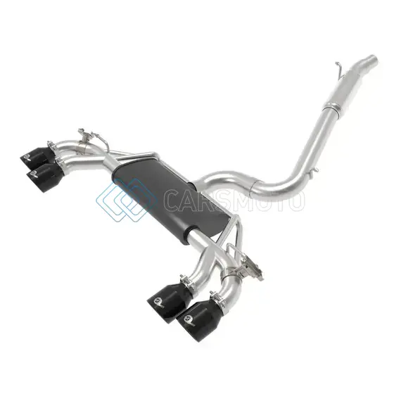 AFE 49-36430-B POWER MACH FORCE-XP 15-19 VOLKSWAGEN GOLF R L4-2.0L(T) 304 SS CAT-BACK EXHAUST SYSTEM - BLACK