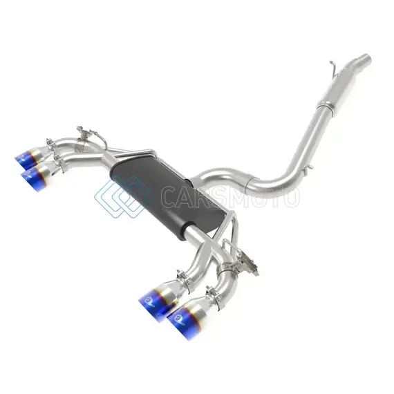 AFE 49-36430-L POWER MACH FORCE-XP 15-19 VOLKSWAGEN GOLF R L4-2.0L(T) 304 SS CAT-BACK EXHAUST SYSTEM BLUE TIPS