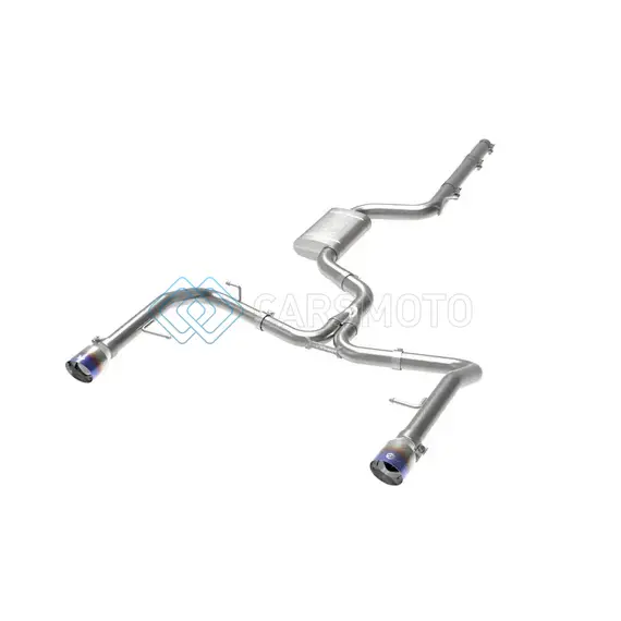 AFE 49-36432-L 19-21 VW JETTA GLI (MKVII) L4-2.0L (T) MACH FORCE-XP 304 SS CAT-BACK EXHAUST SYSTEM BLUE TIPS