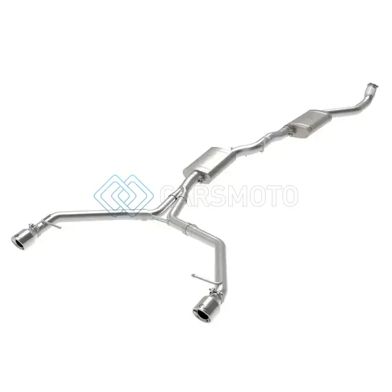 AFE 49-36438-P MACH FORCE-XP 13-16 AUDI ALLROAD L4 SS CAT-BACK EXHAUST W/ POLISHED TIPS