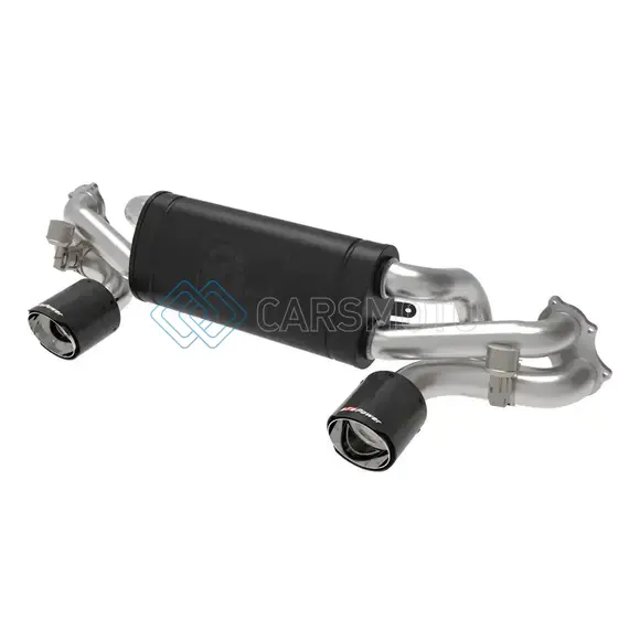AFE 49-36443-C MACHFORCE XP 2.25IN-2.5IN 304SS EXHAUST CAT-BACK 20-22 PORSCHE CAYMAN GT4 (718) - CARBON TIPS
