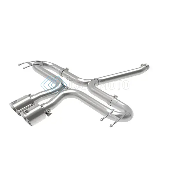 AFE 49-36625-P TAKEDA 2-1/2IN 304 SS AXLE-BACK EXHAUST W/POLISHED TIPS 17-20 HONDA CIVIC SPORT L4-1.5L (T)