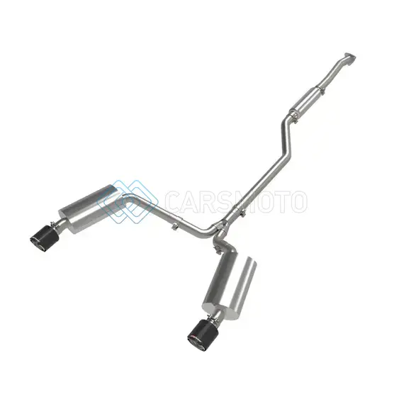 AFE 49-36629-C 09-14 ACURA TSX L4 2.4L TAKEDA 2-1/2IN TO 2-1/4IN 304 SS CAT-BACK EXHAUST SYSTEM W/ CF TIPS