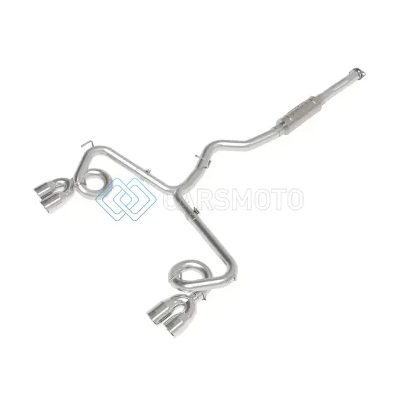 AFE 49-36810-P SUBARU WRX/STI 15-21 H4-2.0/2.5L TAKEDA 3IN TO 2-1/2IN STNLSS CAT-BACK EXHAUST W/ POLISHED TIP