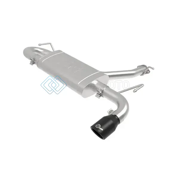 AFE 49-37017-B TAKEDA 2.5IN 304 SS AXLE-BACK EXHAUST W/ BLACK TIPS 18-22 HYUNDAI KONA L4-1.6L (T) AWD