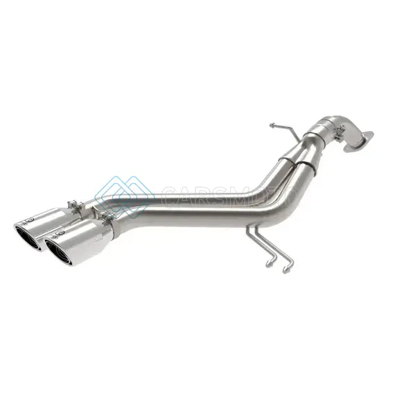 AFE 49-37019-P TAKEDA 13-17 HYUNDAI VELOSTER L4-1.6L 2-1/2IN 304 SS AXLE-BACK EXHAUST W/ POLISHED TIPS