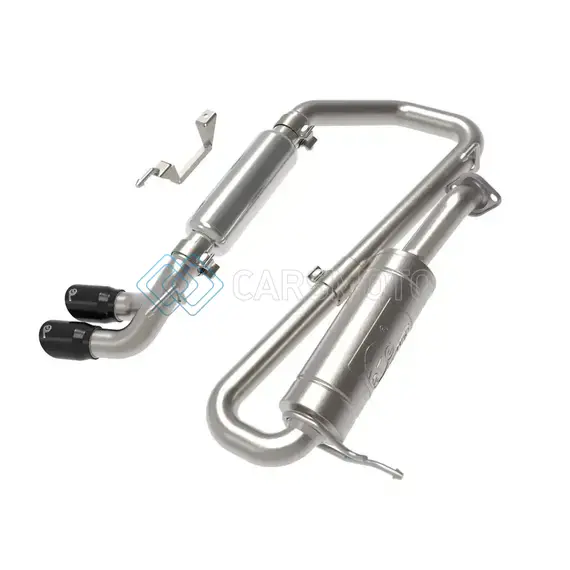 AFE 49-37020-B 18-21 SUZUKI JIMNY TAKEDA 2-1/4IN. 304 SS CAT-BACK EXHAUST W/ BLK TIP