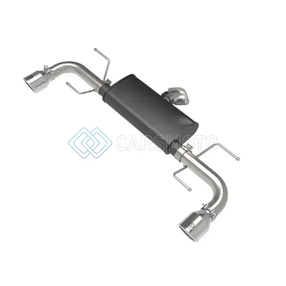 AFE 49-37021-P TAKEDA 17-21 MAZDA CX-5 2.5L (T) 2.5IN. SS AXLE-BACK EXHAUST SYSTEM W/POLISHED TIPS