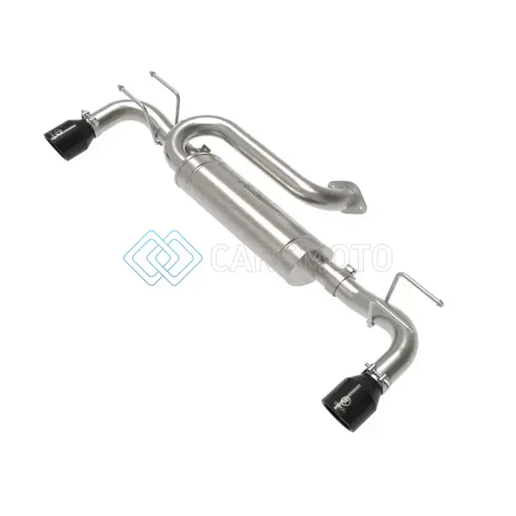 AFE 49-37023-B 19-22 MAZDA 3 L4 2.5L TAKEDA 3IN TO 2-1/2IN 304 STAINLESS STEEL AXLE-BACK EXHAUST W/ BLACK TIP