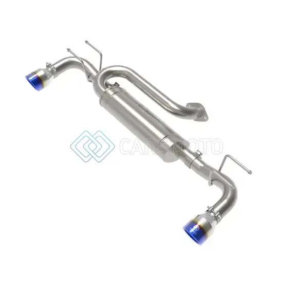 AFE 49-37023-L 19-22 MAZDA 3 L4 2.5L TAKEDA 3IN TO 2-1/2IN 304 SS AXLE-BACK EXHAUST W/ BLUE FLAME TIP