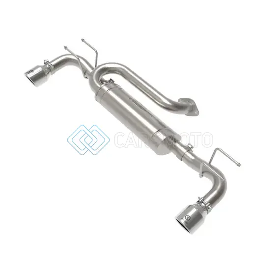 AFE 49-37023-P 19-22 MAZDA 3 L4 2.5L TAKEDA 3IN TO 2-1/2IN 304 STAINLESS STEEL AXLE-BACK EXHAUST W/POLISHED TIP