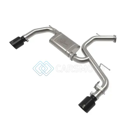 AFE 49-37027-B TAKEDA HYUNDAI ELANTRA N 22-23 L4-2.0L (T) 3IN SS AXLE-BACK EXHAUST SYSTEM W/ BLACK TIPS
