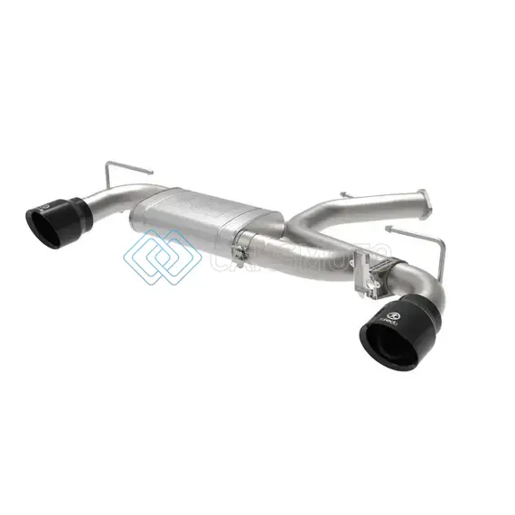 AFE 49-37029-B 21-22 HYUNDAI VELOSTER N L4-2.0L TAKEDA 3IN 304 SS AXLE-BACK EXHAUST SYSTEM W/ BLACK TIP