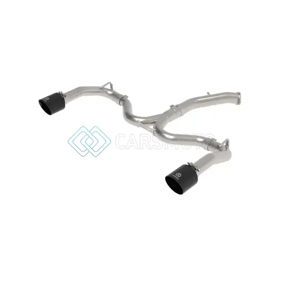 AFE 49-37037-B 20-21 KIA FORTE GT 1.6L 3IN-2.5IN 304 STAINLESS STEEL AXLE-BACK EXHAUST W/ BLACK TIPS