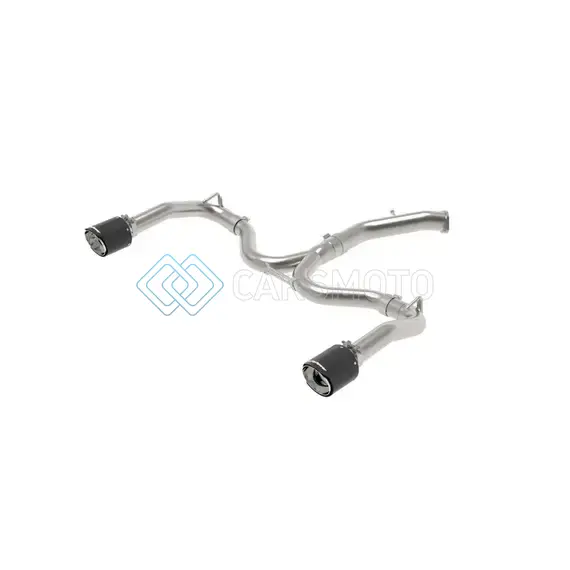 AFE 49-37037-C TAKEDA 20-21 KIA FORTE GT 1.6L (T) 3IN TO 2.5IN SS AXLE-BACK EXHAUST SYSTEM W/ CARBON FIBER TIPS