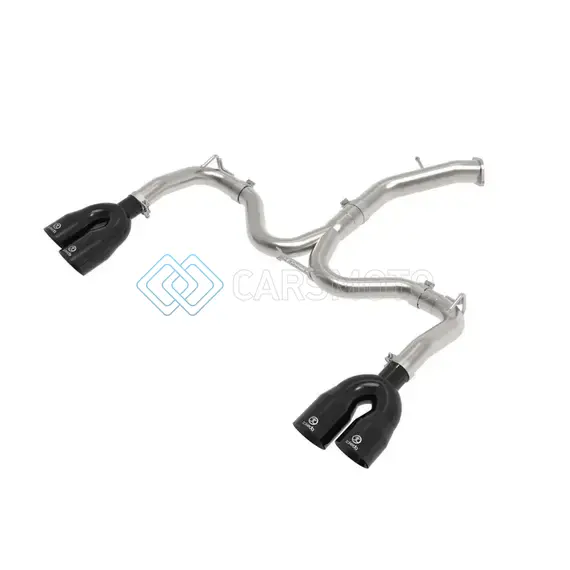 AFE 49-37039-B 22-24 KIA FORTE GT 1.6L 3IN-2.5IN 304 STAINLESS STEEL AXLE-BACK EXHAUST W/ BLACK TIPS