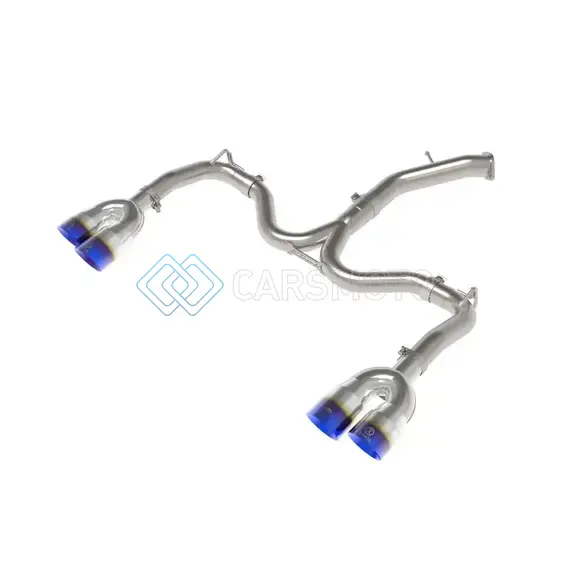 AFE 49-37039-L 22-24 KIA FORTE GT 1.6L 3IN-2.5IN 304 STAINLESS STEEL AXLE-BACK EXHAUST W/ BLUE FLAME TIPS