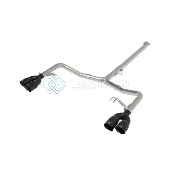 AFE 49-37043-B TAKEDA 21-24 KIA K5 GT L4-2.5L (T) SS AXLE-BACK EXHAUST SYSTEM W/ BLACK TIPS