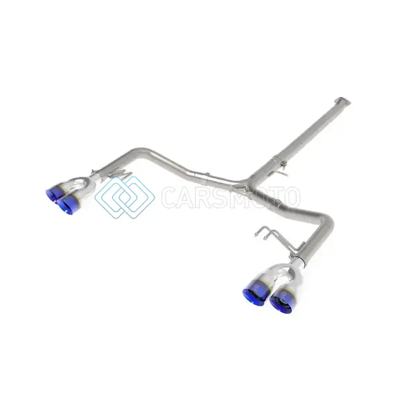 AFE 49-37043-L TAKEDA 21-24 KIA K5 GT L4-2.5L (T) SS AXLE-BACK EXHAUST SYSTEM W/ BLUE FLAME TIPS