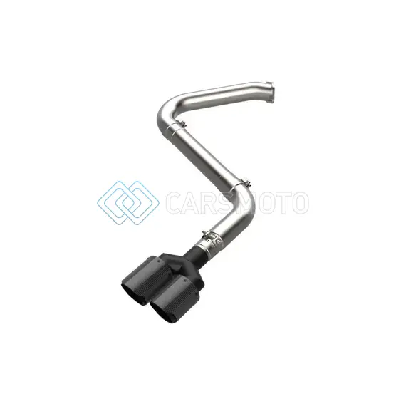 AFE 49-37045-C TAKEDA AXLE-BACK EXHAUST SYSTEM HYUNDAI ELANTRA N LINE 21-25 L4-1.6L- CARBON FIBER TIP