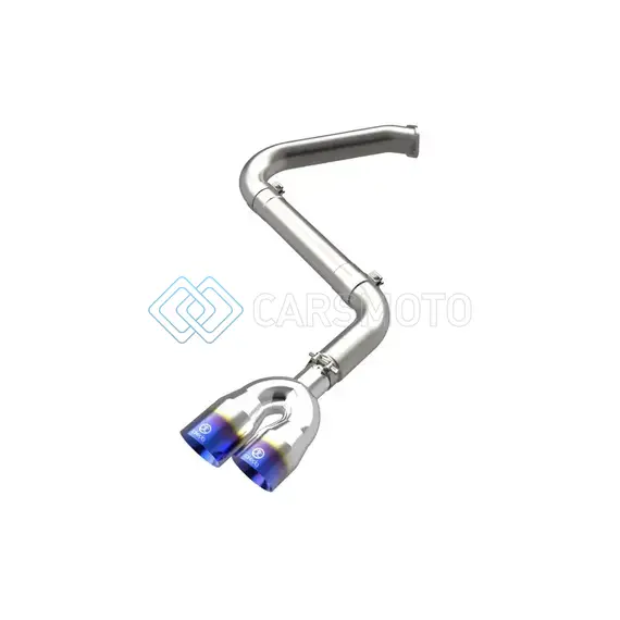 AFE 49-37045-L TAKEDA AXLE-BACK EXHAUST SYSTEM HYUNDAI ELANTRA N LINE 21-25 L4-1.6L- BLUE FLAME TIP
