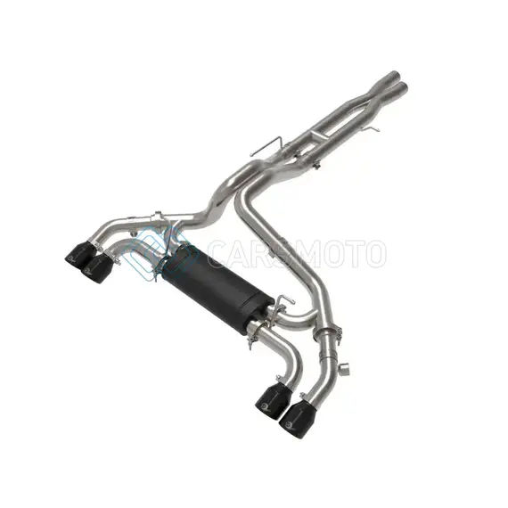 AFE 49-38098-B VULCAN SERIES 2.5IN 304SS CAT-BACK EXHAUST 2021+ JEEP WRANGLER 392 6.4L W/ BLACK TIPS