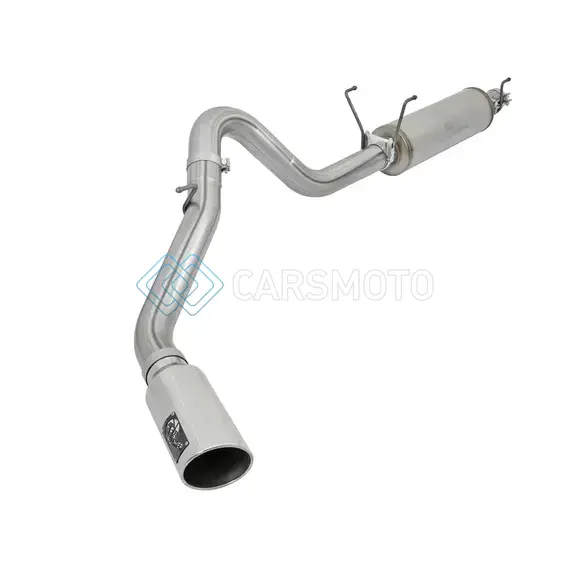 AFE 49-42056-P MACHFORCE XP 4IN EXHAUSTS CAT-BACK SS W/ POLISHED TIPS 14-17 DODGE RAM 2500 V8-6.4L HEMI