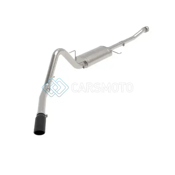 AFE 49-43125-B APOLLO GT 3IN 409 SS CAT-BACK EXHAUST 2021 FORD F-150 V6 2.7L/3.5L (TT)/V8 5.0L W/ BLACK TIPS