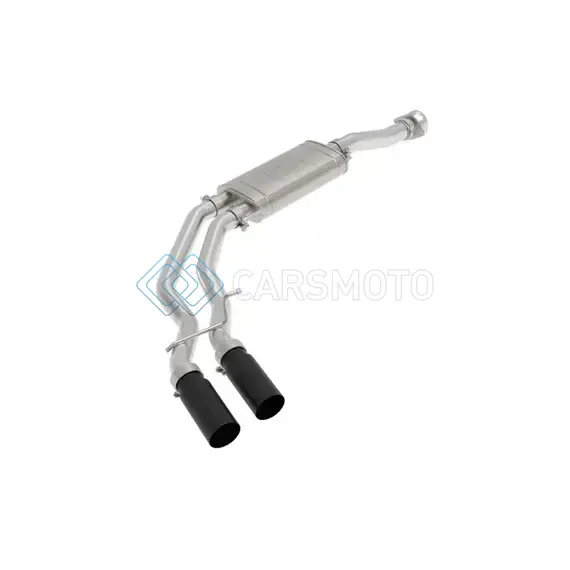 AFE 49-43128-B REBEL 3IN 409 SS CAT-BACK EXHAUST 2021 FORD F-150 V6 2.7L/3.5L (TT)/V8 5.0L W/ BLACK TIPS