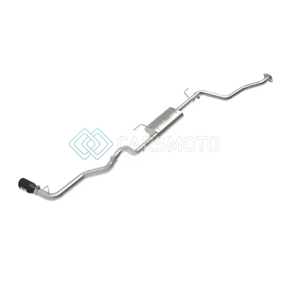 AFE 49-46071-B 2024 TOYOTA TACOMA L4 2.4L APOLLO SERIES 2.5-3IN 409 SS STEEL CAT-BACK EXHAUST W/BLACK TIPS