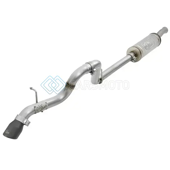 AFE 49-48065-1B MACH FORCE-XP 2.5IN 409SS CATBACK HIGH-TUCK EXHAUST 18-21 JEEP (JL) 3.6L 4-DOOR - BLACK TIP