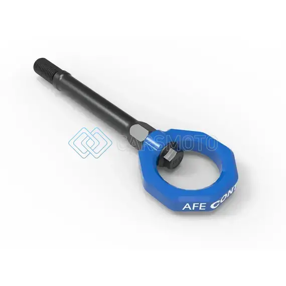 AFE 450-401014-L CONTROL FRONT TOW HOOK CHEVROLET CORVETTE (C8) 20-25 V8-6.2L- BLUE
