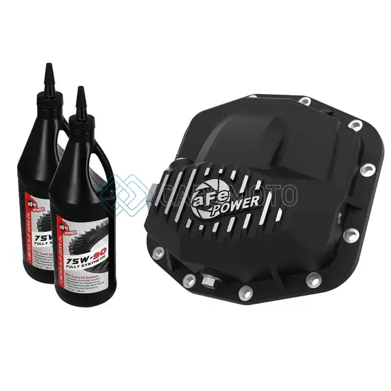 AFE 46-71031B 18-21 JEEP WRANGLER JL DANA M210 PRO SERIES FRONT DIFF COVER W/ OIL - BLACK