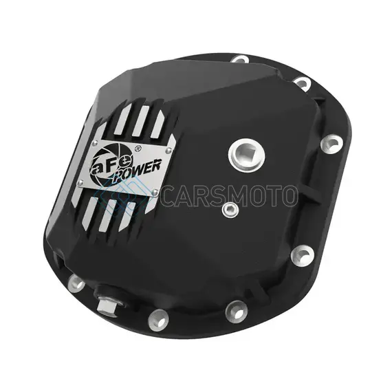 AFE 46-71130B STREET SERIES DANA 30FRONT DIFFERENTIAL COVER BLACK W/ MACHINED FINS 97-18 JEEP WRANGLER
