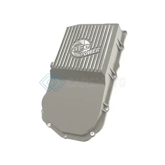 AFE 46-71310A POWER 21-24 RAM TRX (8HP90/95 TRANS) STREET SERIES TRANSMISSION PAN - RAW W/ MACHINED FINS