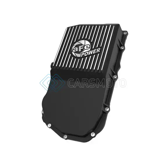 AFE 46-71310B POWER 21-24 RAM 1550 TRX PRO SERIES TRANSMISSION PAN BLACK W/ MACHINED FINS