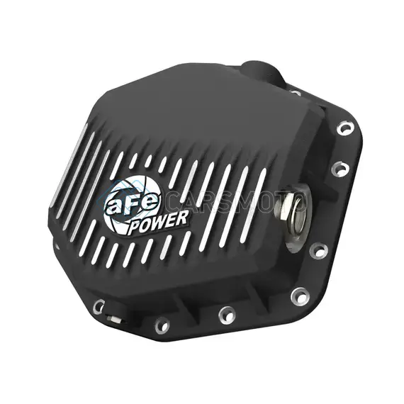 AFE 46-71460B FORD BRONCO RAPTOR 22-25 V6-3.0L POWER PRO SERIES REAR DIFFERENTIAL COVER BLACK W/ MACHINED FINS