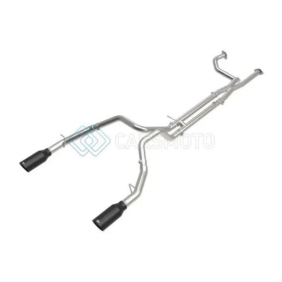 AFE 49-32084-B VULCAN SERIES 3IN 304SS CAT-BACK EXHAUST 21+ RAM 1500 TRX V8-6.2L W/ BLACK TIPS