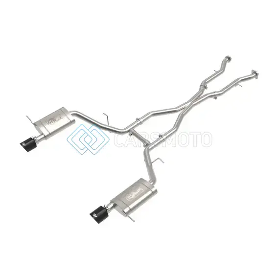 AFE 49-32086-B 11-21 DODGE DURANGO V6-3.6L / V8-5.7L MACH FORCE-XP 304 SS CAT-BACK EXHAUST SYSTEM W/ BLACK TIP