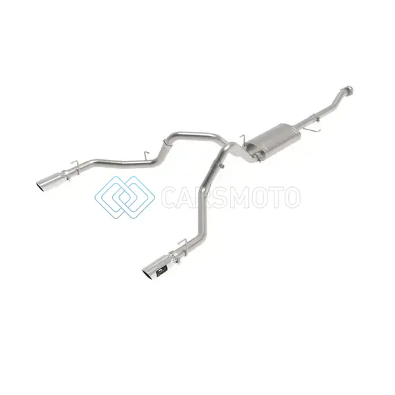 AFE 49-33127-P VULCAN 3IN 304 SS CAT-BACK EXHAUST 2021 FORD F-150 V6 2.7L/3.5L (TT)/V8 5.0L W/ POLISHED TIPS