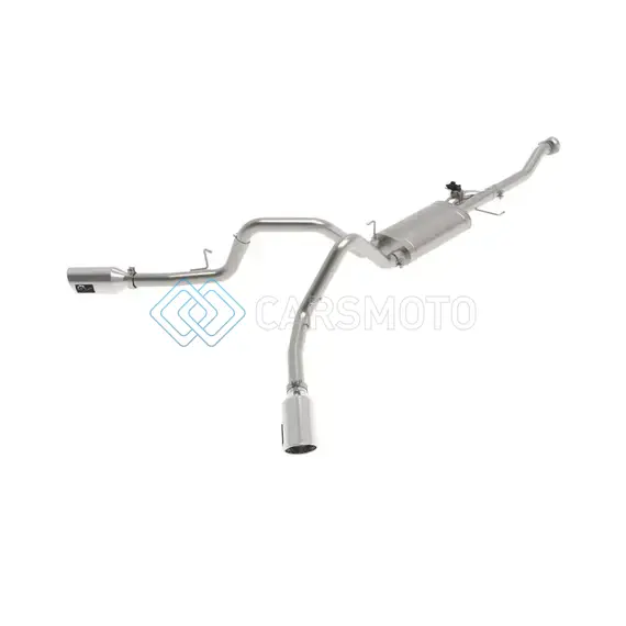 AFE 49-33129-P GEMINI XV 3IN 304 SS CAT-BACK EXHAUST 2021 FORD F-150 V6 2.7L/3.5L (TT)/V8 5.0L W/ POLISHED TIPS
